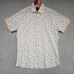 Tom Baine Men's Performance Collection Slim Fit Short Sleeve Pride Shirt XL